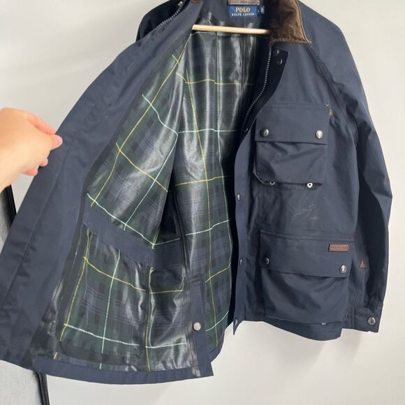 Polo by Ralph Lauren Navy and Brown Performance Jacket - Picture 9 of 12